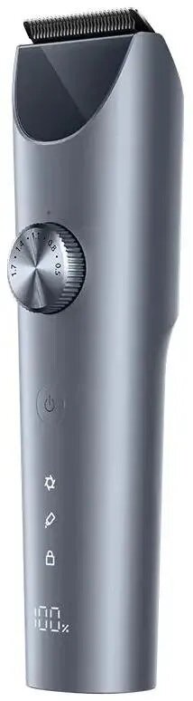Машинка для стрижки волос Xiaomi Hair Clipper 2, серый, влагозащищенный корпус