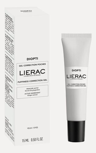 Изображение товара Гель от мешков под глазами Lierac Diopti Gel Fraicheur Correction Poches, 10 мл