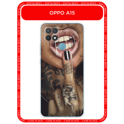 фото Чехол на oppo a15 / оппо а15 с принтом девушка с татуировками case place