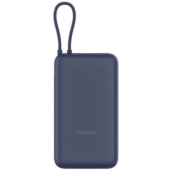Внешний аккумулятор Xiaomi Power Bank 20000 мАч 33W (со встроенным кабелем) синий