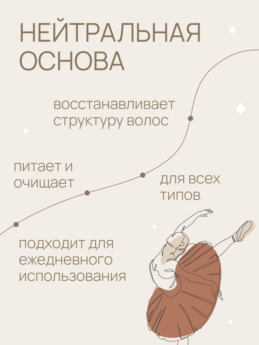 Шампунь для волос Свобода с экстрактом череды, Балет, 200 мл. — фото 1