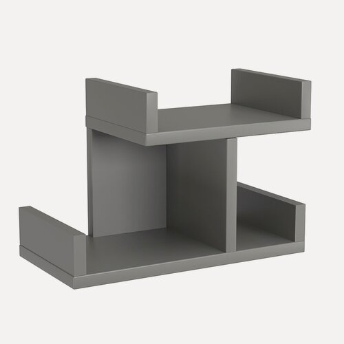 Изображение товара Полка настольная Вектор №17, Темно-Серый