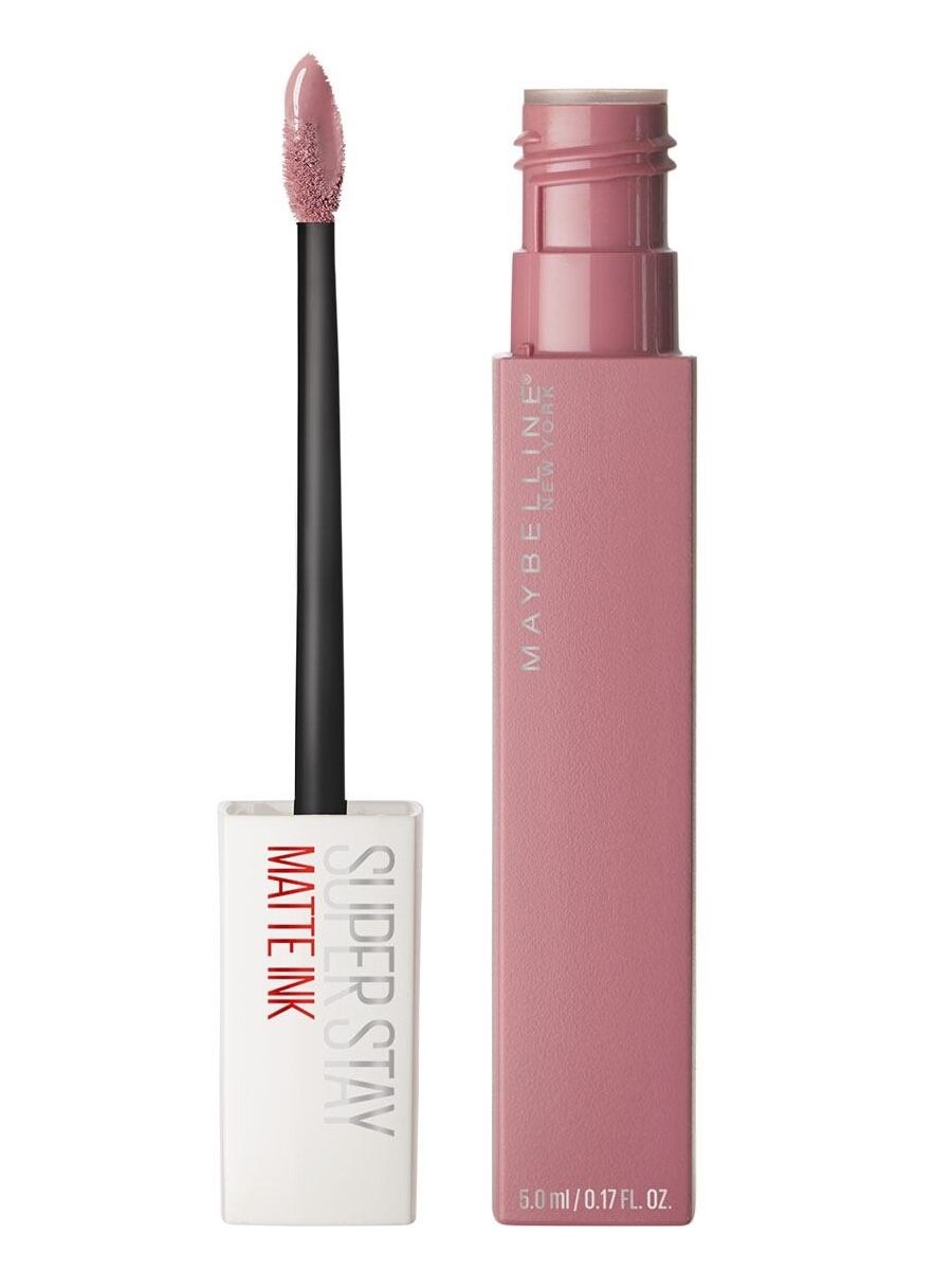 Maybelline New York Помада для губ Super Stay Matte Ink, тон 10 Dreamer, суперстойкая жидкая матовая, 5 мл — фото 1