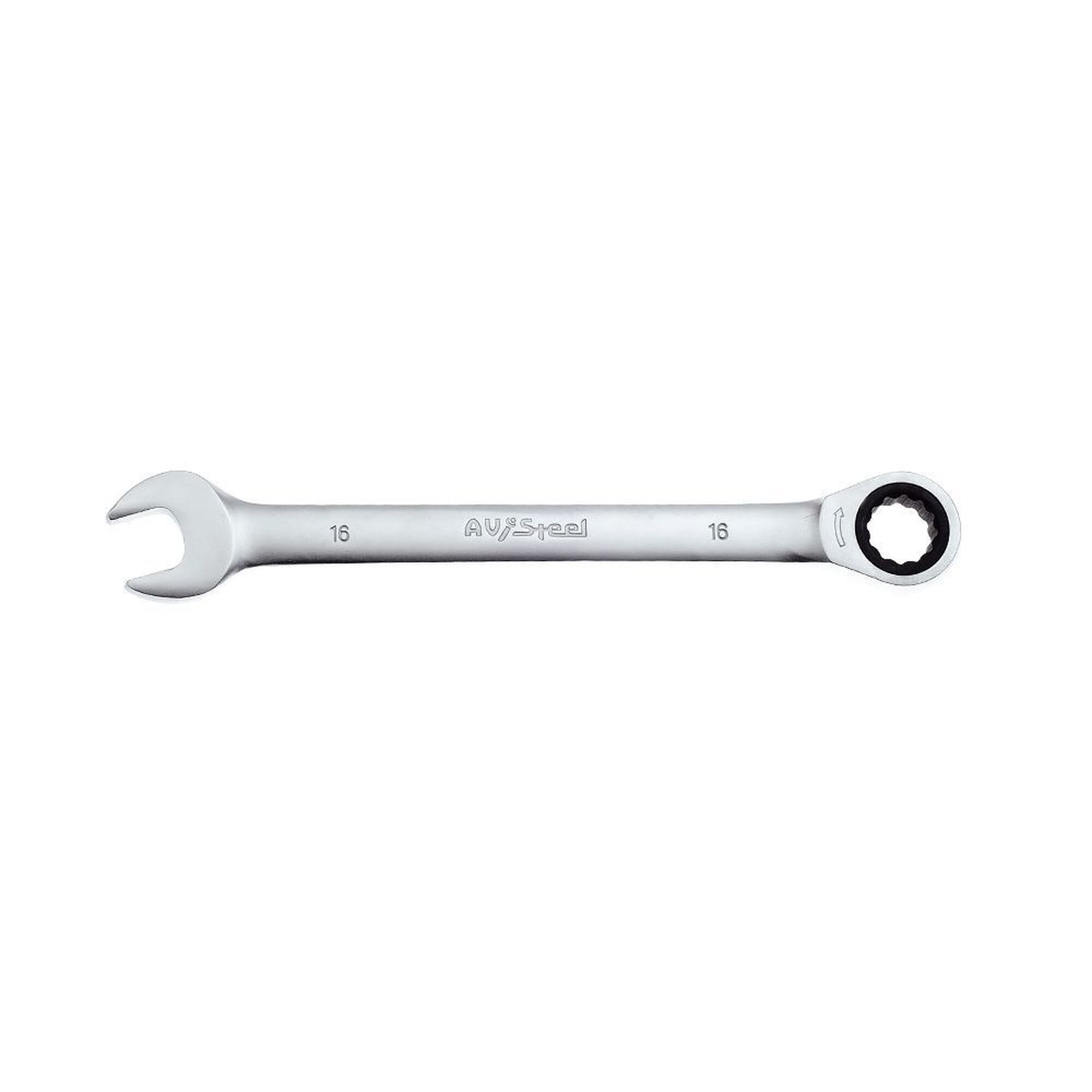 Ключ AV Steel AV-315016, комбинированный, трещоточный, 16 мм
