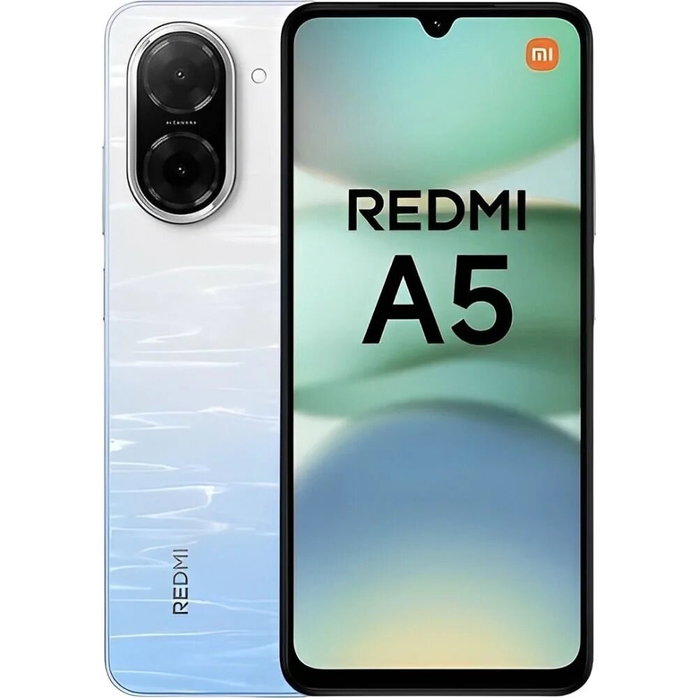 Смартфон Xiaomi Redmi A5, Android 14, NFC, Wi-Fi, 6.71", 4ГБ/128ГБ голубой