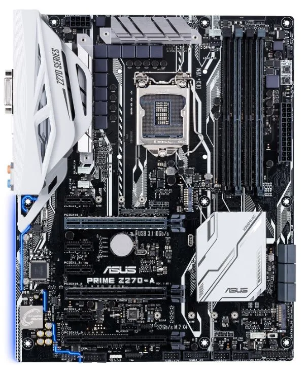 Материнская плата Socket 1151 ASUS PRIME Z270-A, форм-фактор ATX, сокет LGA1151