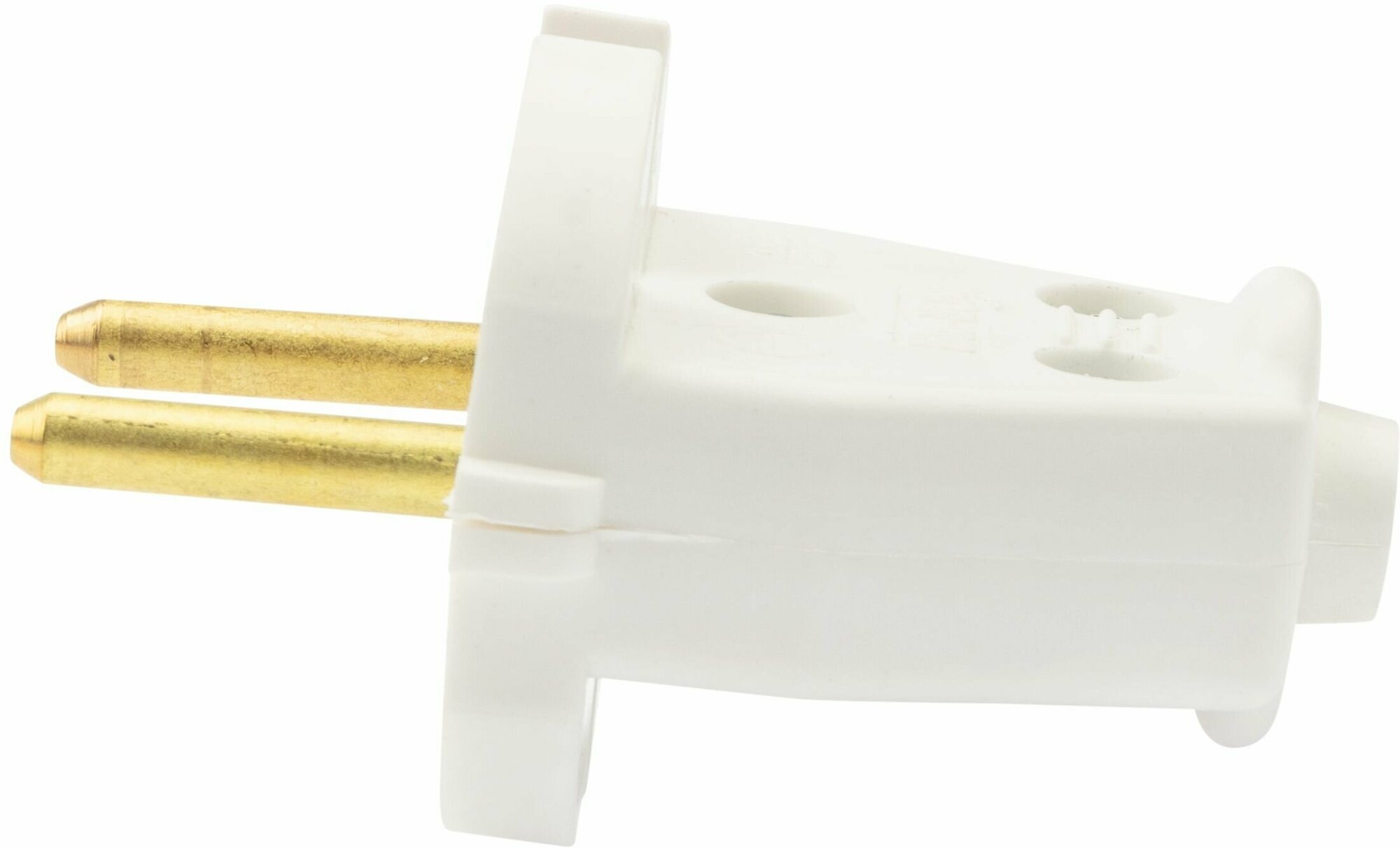 Вилка универсальная без з/к REXANT, 6А универсальная, контакты сделаны из латуни — фото 1