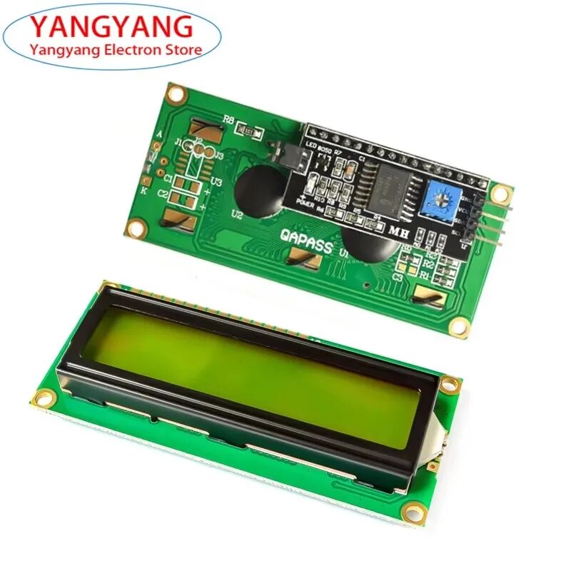 ЖК-модуль LCD1602 LinXinChuangKe 16x2 синий/желтый