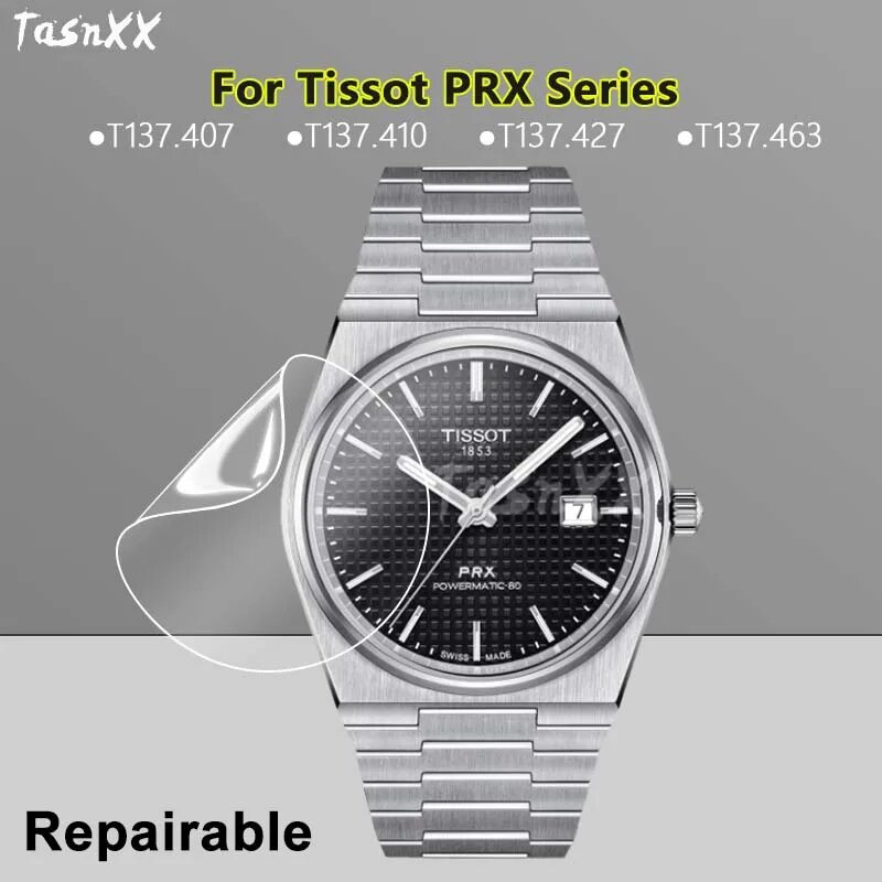 Гидрогелевая пленка для часов Tissot PRX Powermatic 80, T137.410, 1 шт.