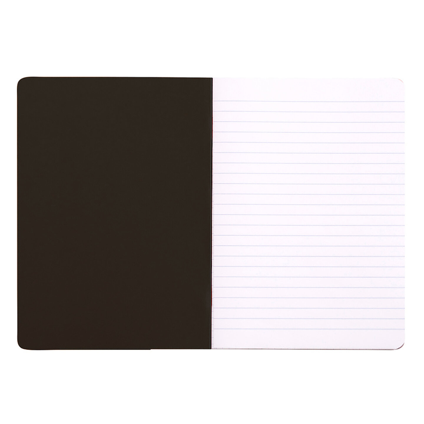 Общая тетрадь RHODIA, черный цвет обложки, влагоотталкивающая обложка, A5(14,8*21см), линованная, 48 листов, 80г/м2. — фото 1