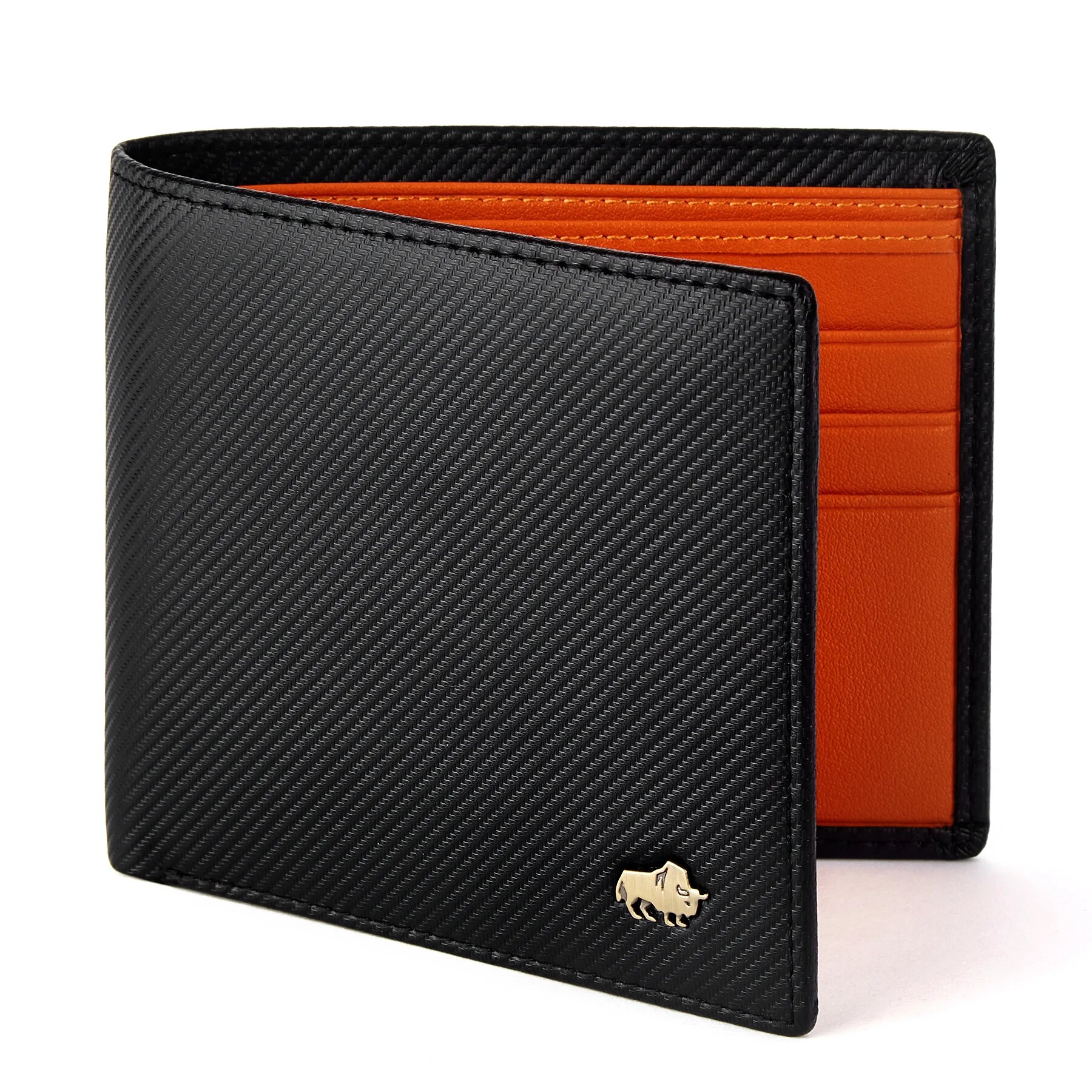 Кошелек Bison Denim  black orange