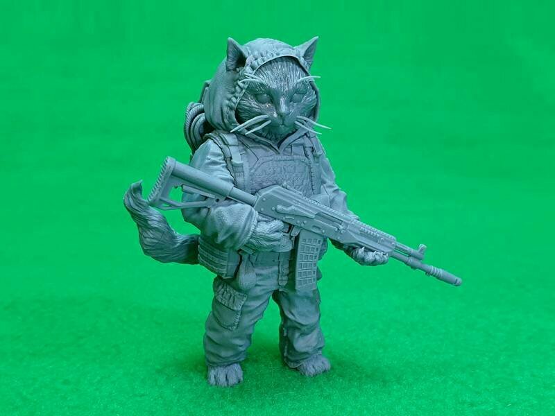 Фигура "Кошачий спецназ: Василий". Масштаб 1:12