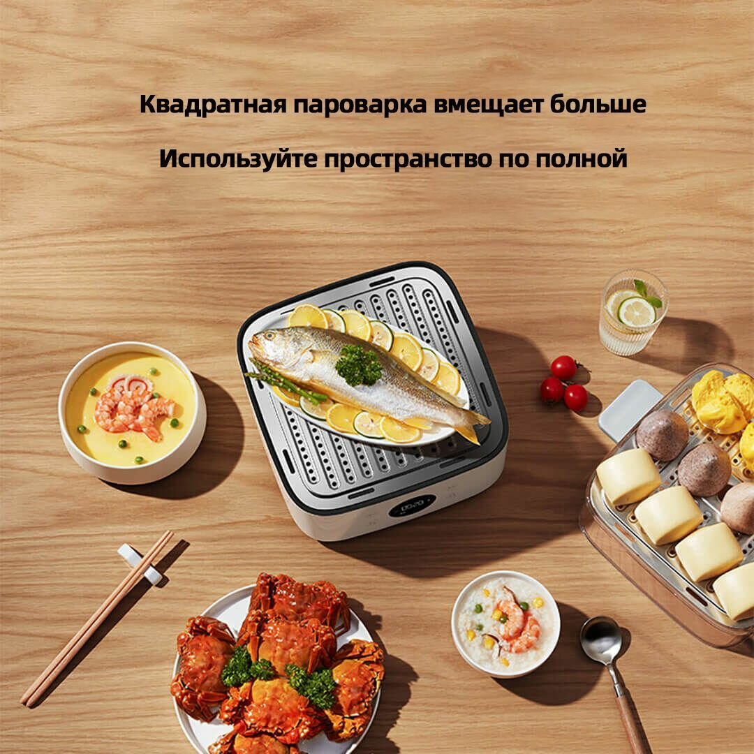 Картинки Xiaomi Пароварка электрическая MES02, белый