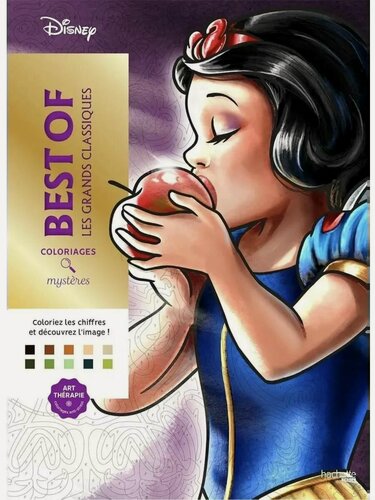Изображение товара Раскраска по номерам дисней Coloriages mysteres Disney