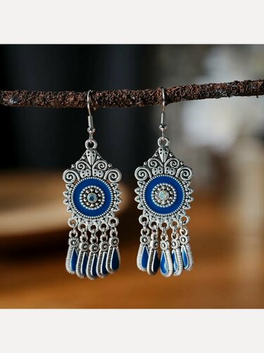 Изображение товара Серьги, искусственный камень