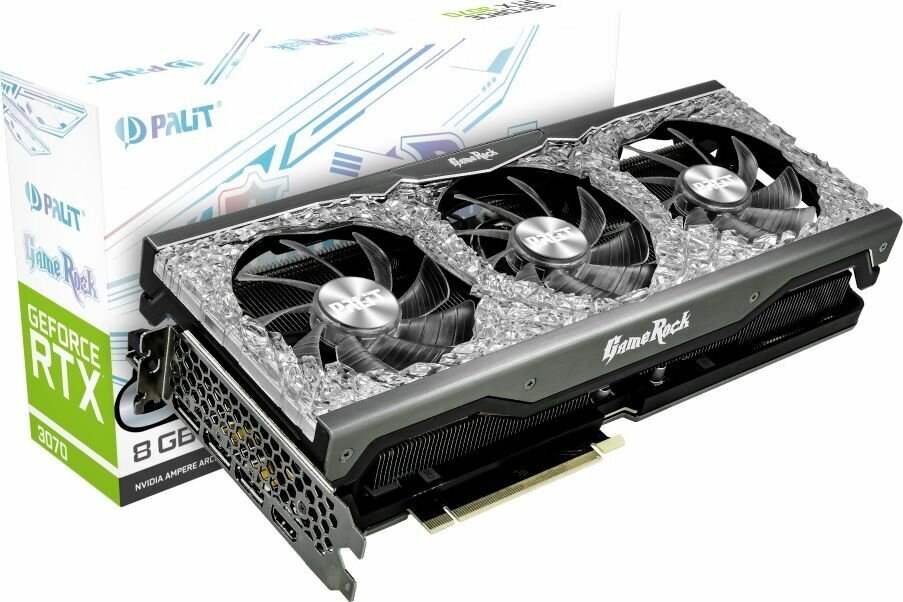 Видеокарта Palit PA-RTX3070 GameRock OC 8G (NE63070H19P2-1040G)