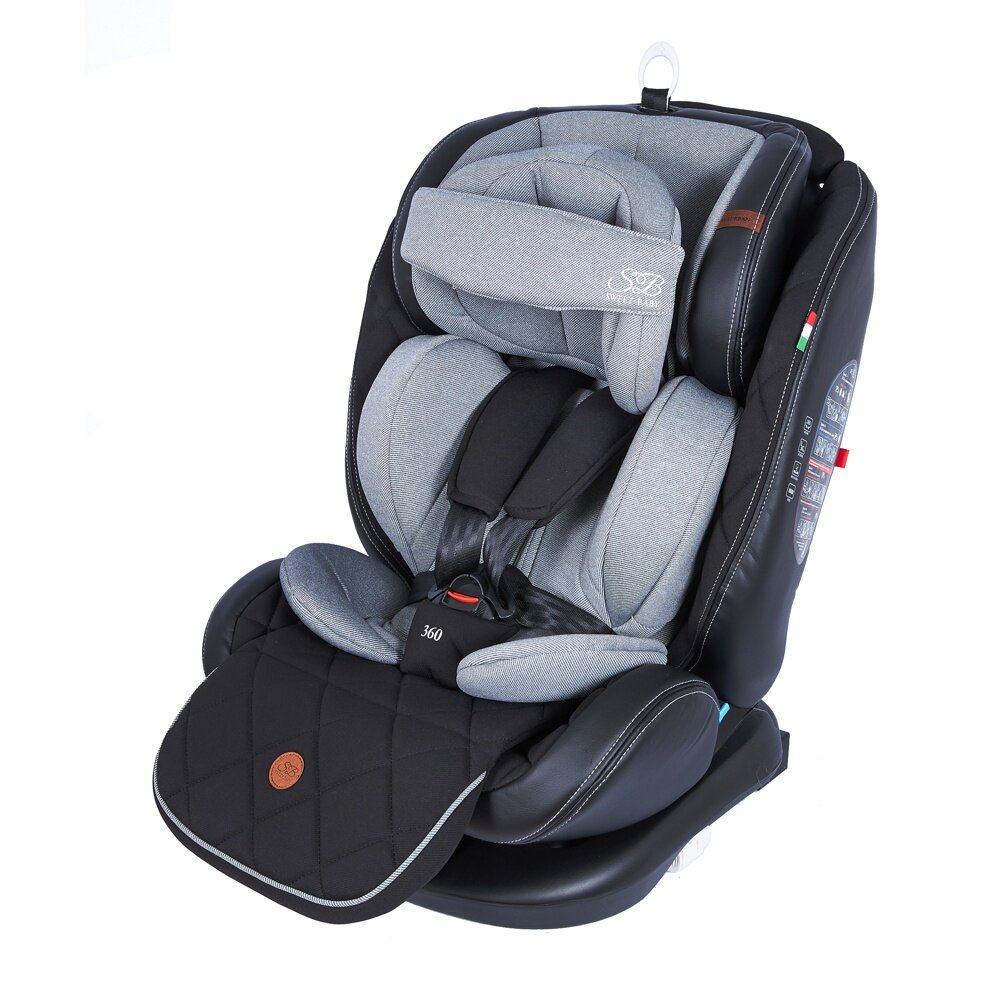 Обзор: Sweet Baby Suburban 360 Isofix, автокресло с рождения до 12 лет гр.0-1-2-3 (0-36 кг), цвет Black