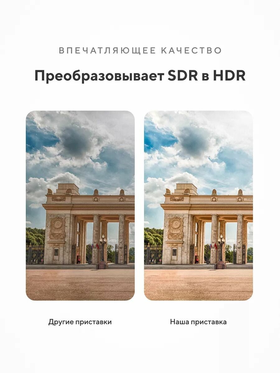 Смарт ТВ приставка PRO версия 2025 Android 10 2/16GB 4K WI-FI 2.4ghz для телевизора, портативная цифровая консоль — фото 1