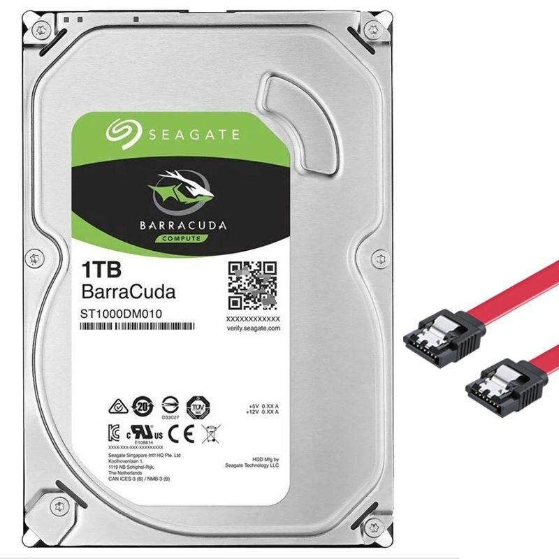 1 ТБ Внутренний жесткий диск Seagate Skyhawk 1 ТБ (ST1000DM010)1tb 3.5" hdd 2EZ102