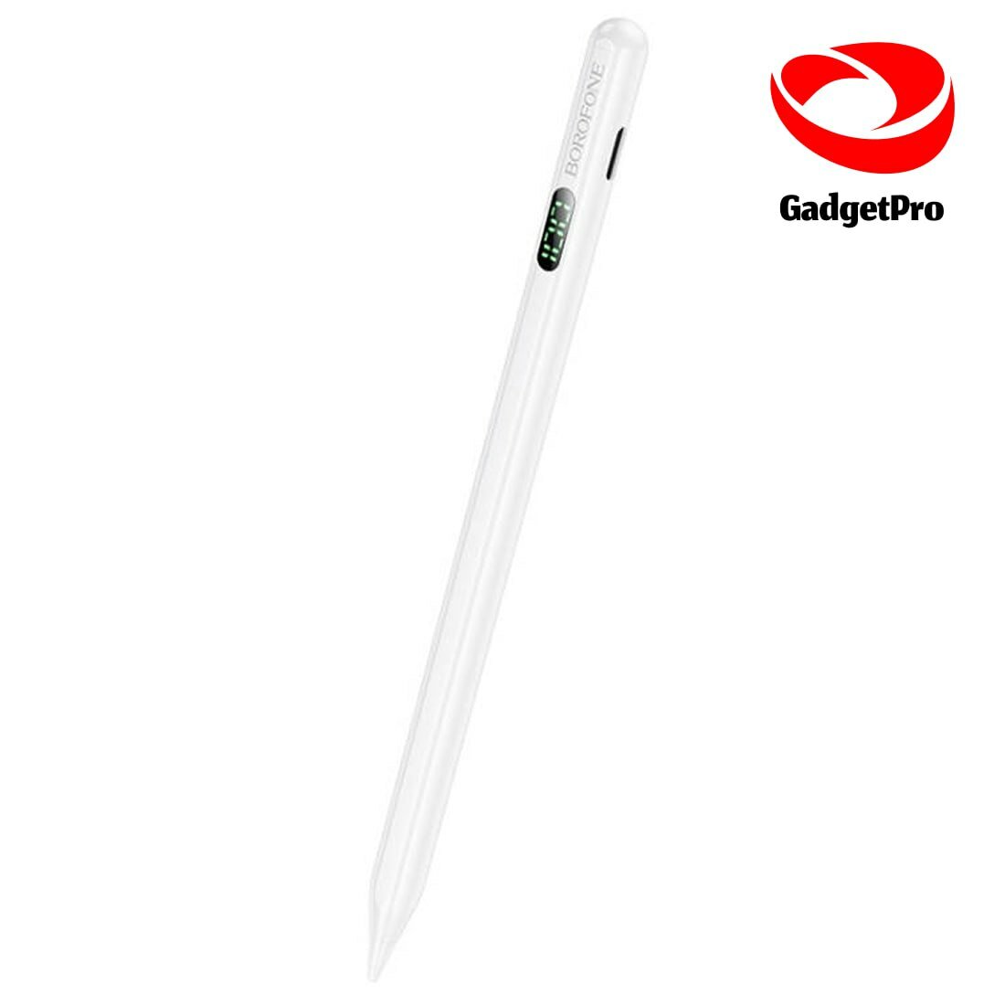 Активный стилус Borofone BG100 Stylus Pen с тонким наконечником, сенсорный, серебристый — фото 1