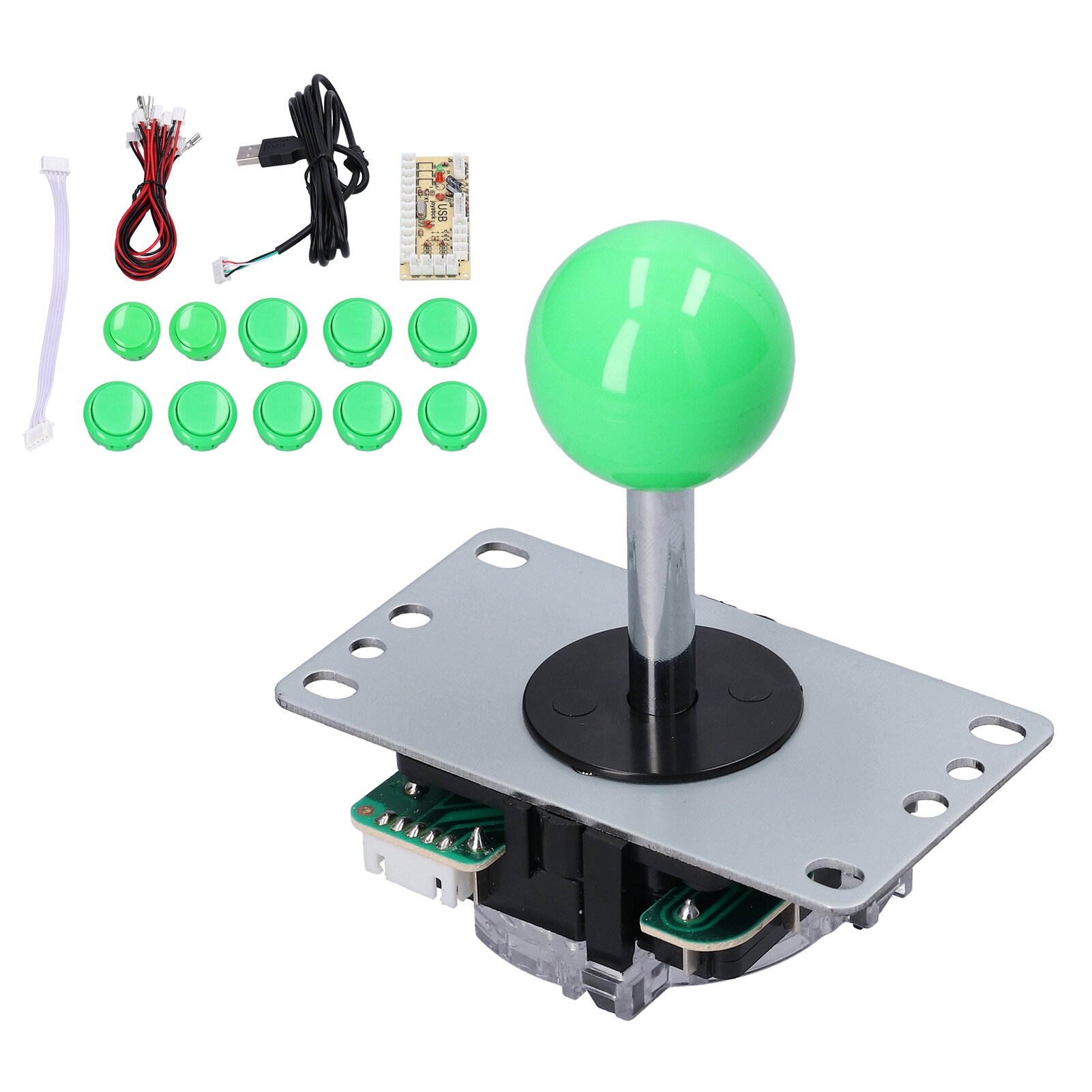 QM070901 Аркадная игра наборы джойстика Zero Dolemard Arcade Game Diy Kit Parts с кодером 10 кнопок джойстик для Mamegreen