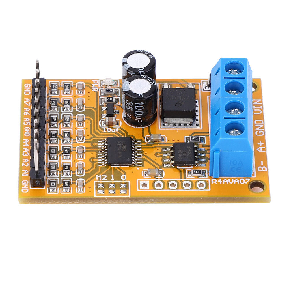 7-канальный RS485 аналоговый коллектор напряжения Modbus RTU 03 06 F, 7-канальный аналоговый входной модуль, 7-канальный коллектор напряжения, связь Modbus RTU