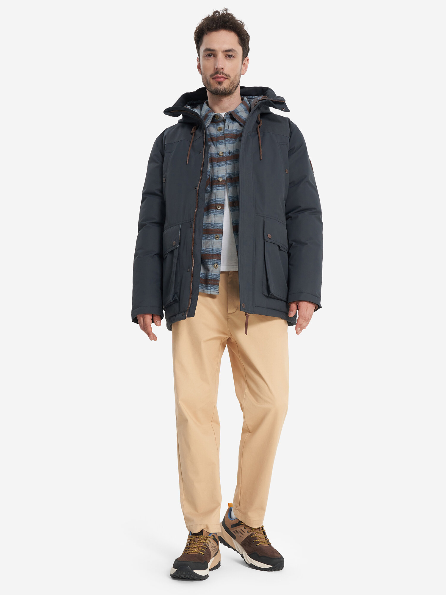 Пуховик CORDILLERO, размер 48-50, графитовый — фото 1