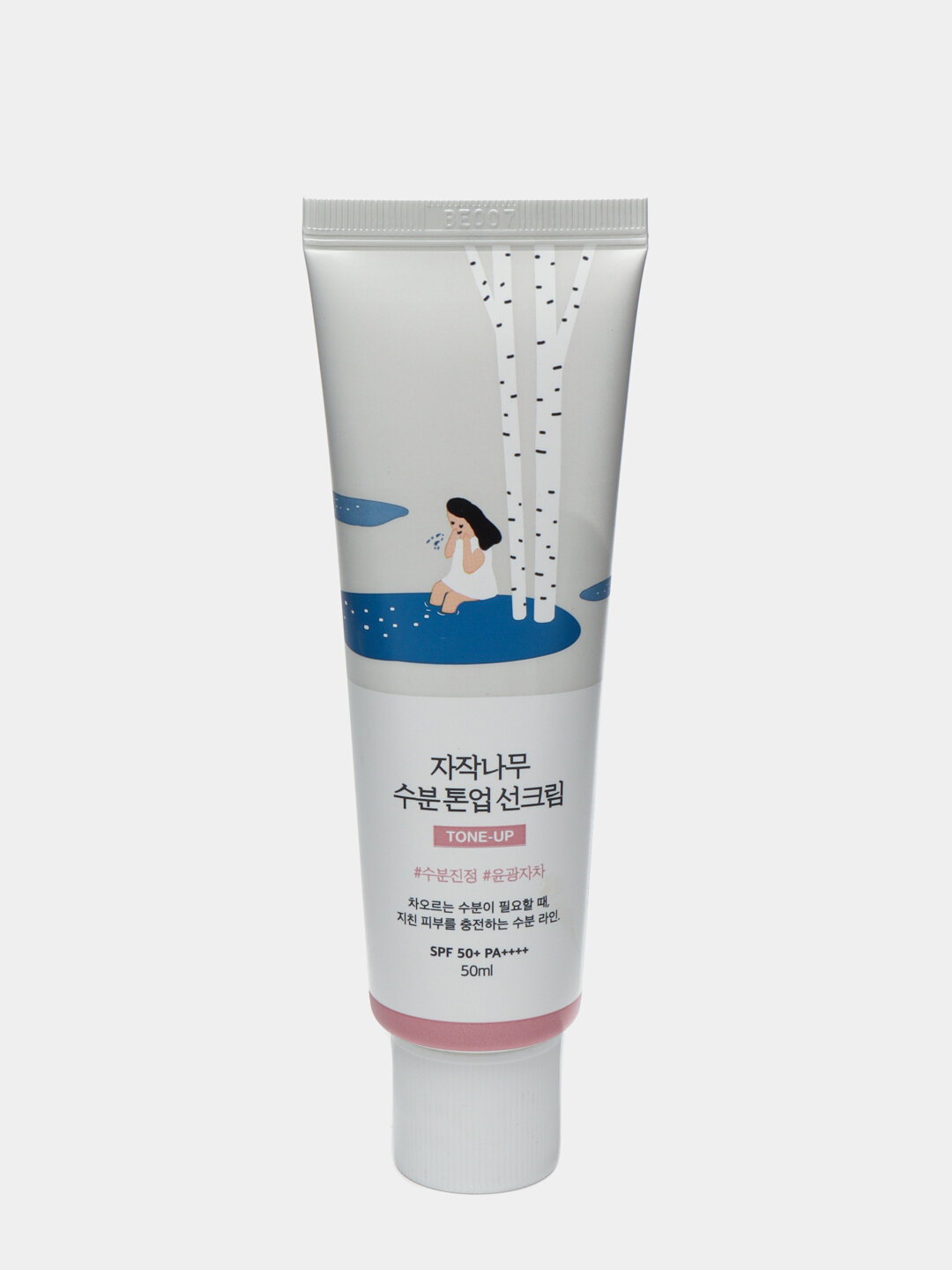 Тонирующий солнцезащитный крем Round Lab Birch Juice Moisturizing Tone-Up Sunscreen SPF50+ PA++++, 50мл