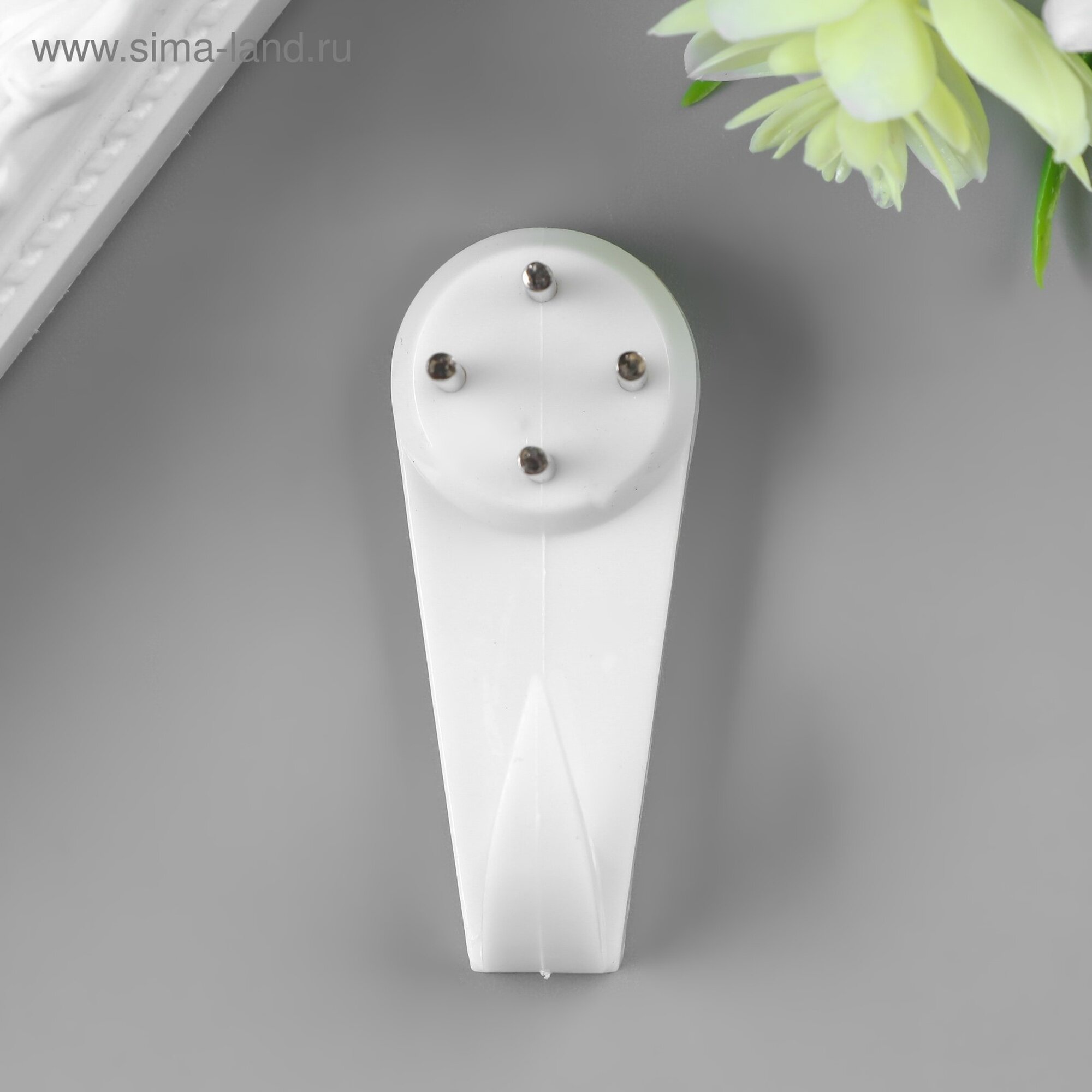 Крючок пластик металл универсальный набор 5 шт С183 5х2 см