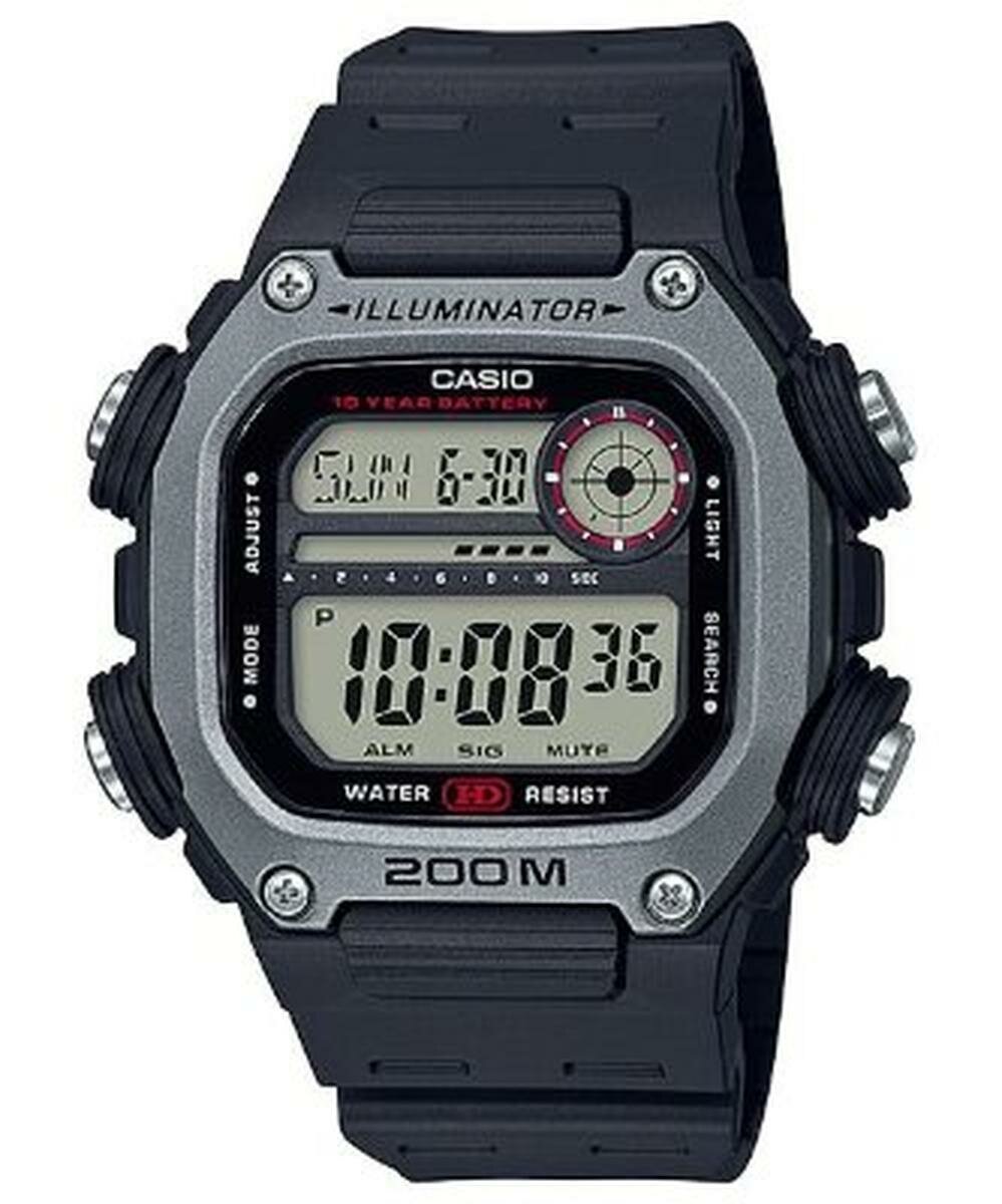 Наручные часы CASIO, черный/серебристый