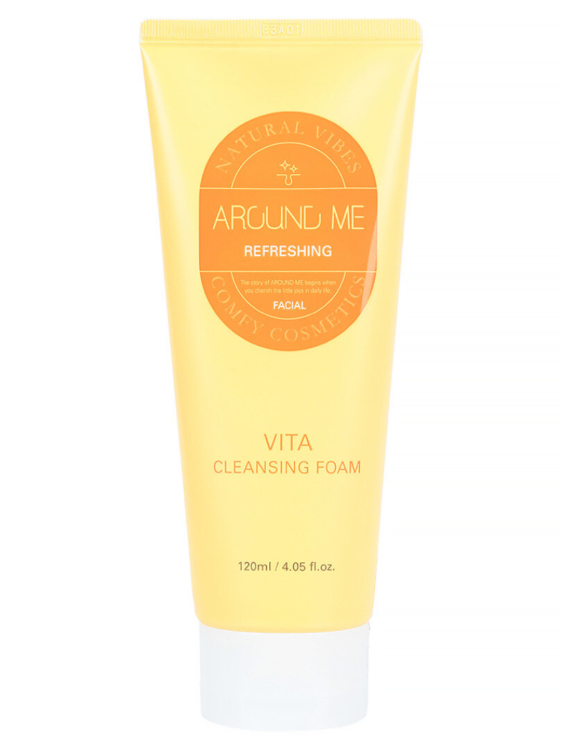 Пенка Welcos Around Me Refreshing Vita Cleansing Foam 120 мл