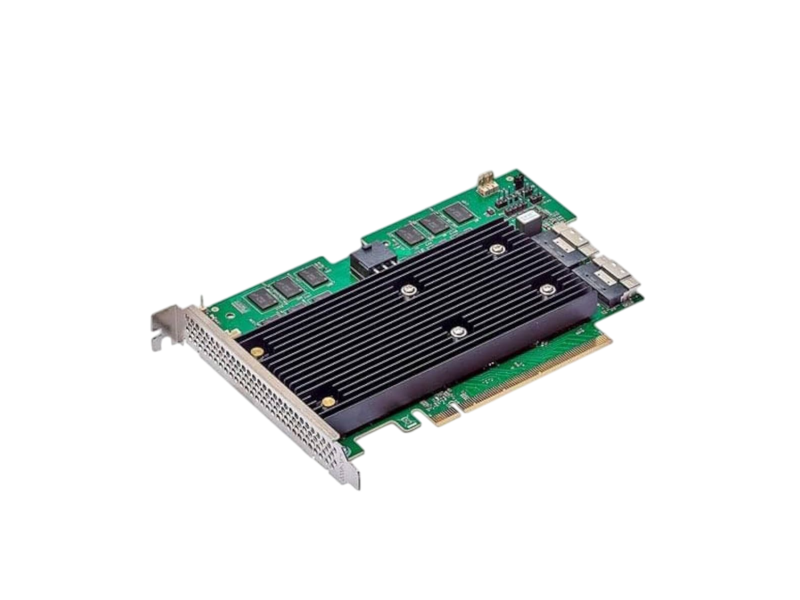 Контроллер контроллер/ Broadcom 9670W-16i SGL (05-50113-00003 / 03-50113-00002)  PCIe 4.0 x16 Full Height 24G SAS/SATA/NVMe RAID 0156105060 16port(2x8 SFF-8654) 8GB Cache SAS4116W ROC RTL