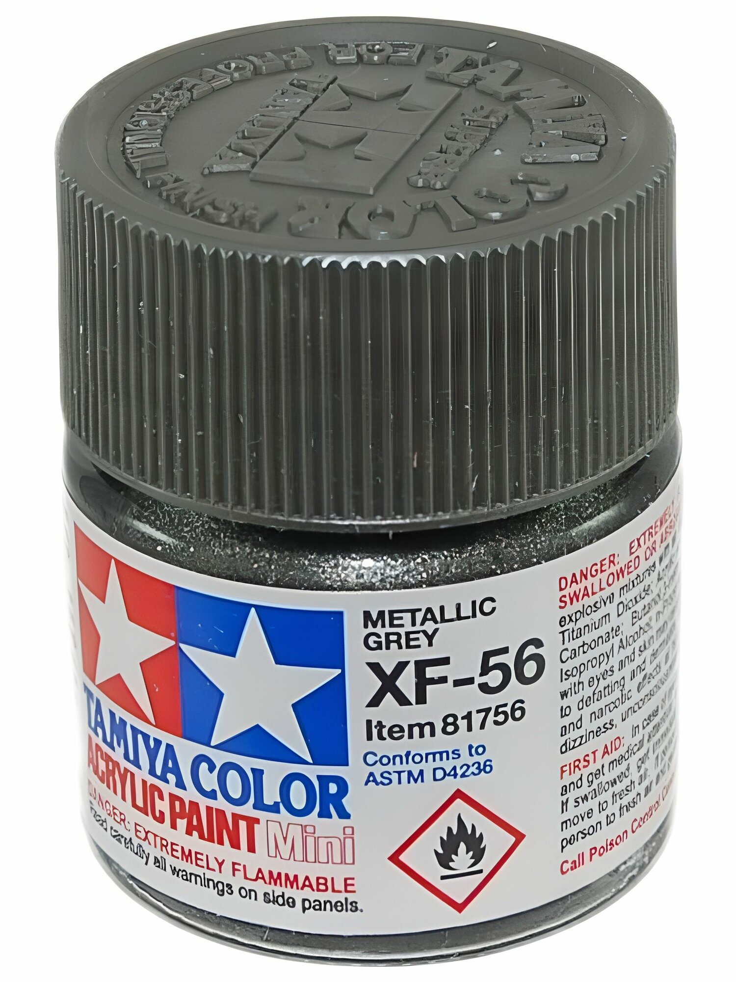 XF-56 Metallic Grey ( Серый металлик ) акриловая краска, 10 мл.