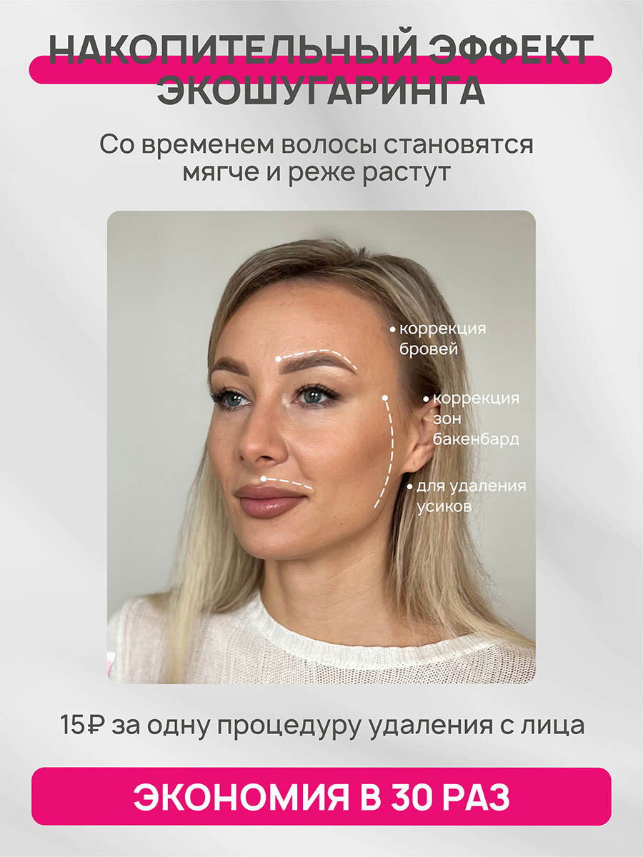 Сахарная средняя паста для шугаринга. Набор для депиляции — фото 1