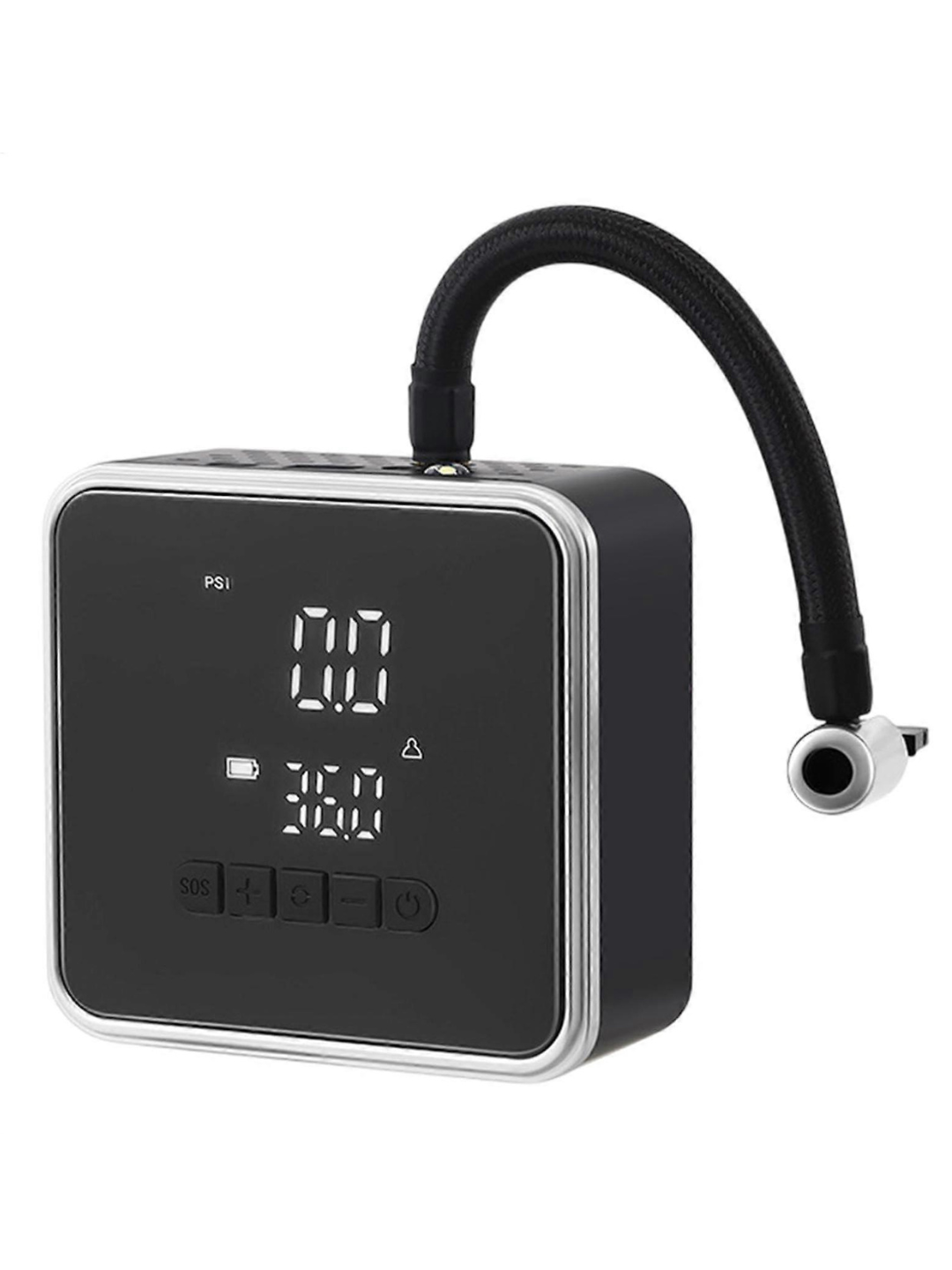 Беспроводной портативный насос с цифровым дисплеем, автоматический надуватель шин