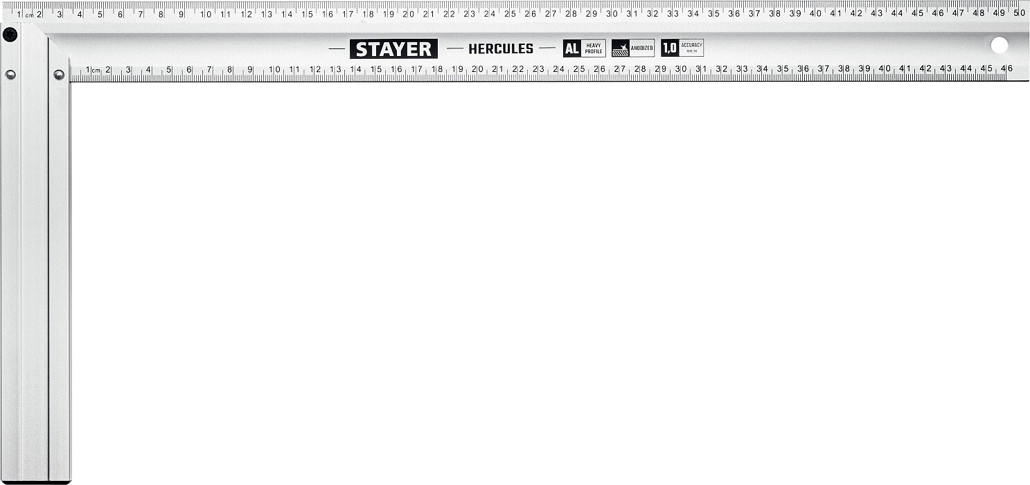Жесткий столярный угольник Professional STAYER 3432-50