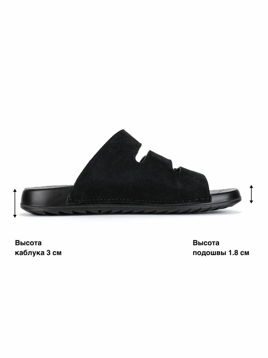 Шлёпанцы kari, размер 41, черный — фото 1