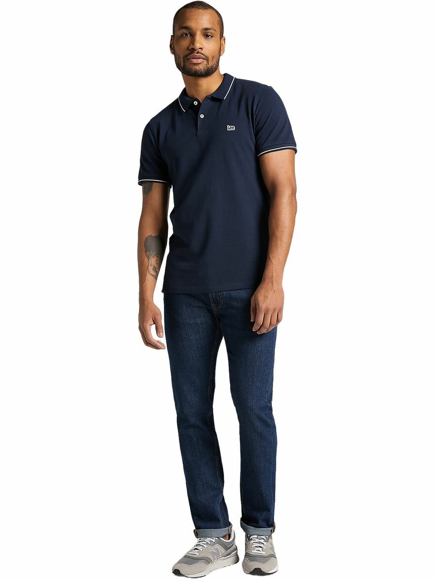 Поло Lee Men Pique Polo, размер XL, темно-синий — фото 1