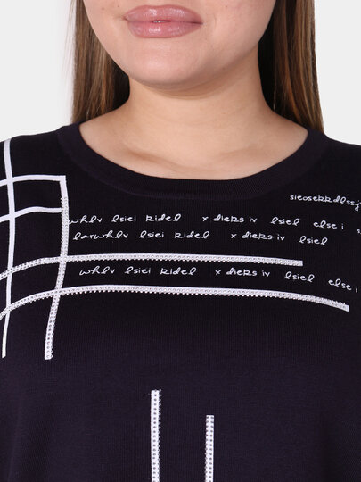 Свитер , размер OneSize, фиолетовый — фото 1