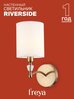 Настенный светильник Бра Freya FR1007WL-01BS Цоколь E14, 40W, IP 20