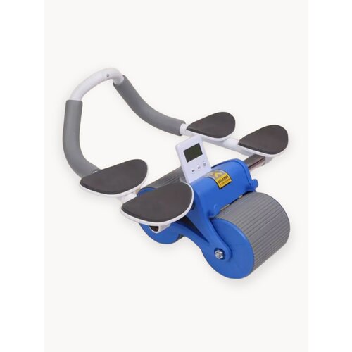 Тренажёр спортивный ролик с таймером/Тренажер для пресса с поддержкой локтя и таймером