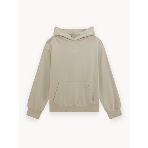 фото Худи guess oversize hooded ls active top, размер 8 лет, бежевый