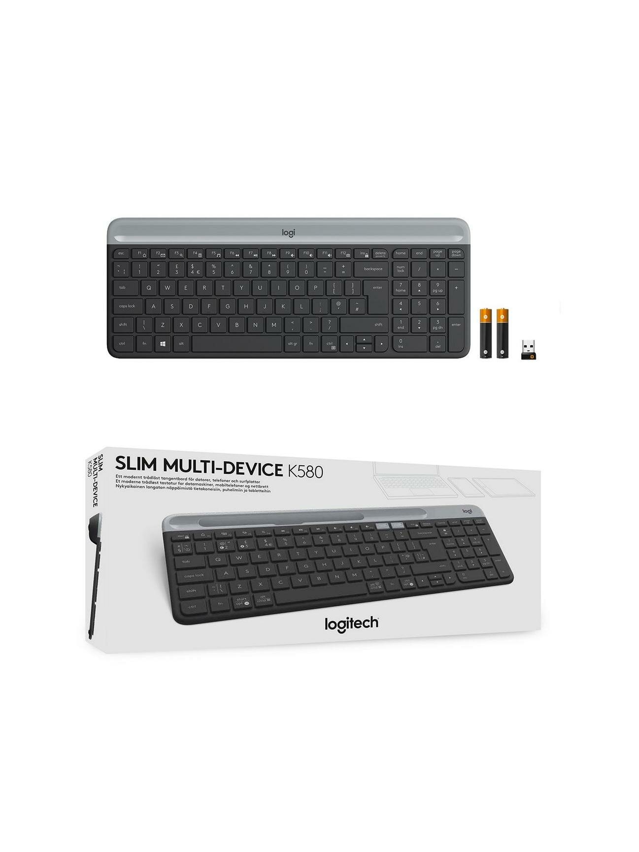 Клавиатура беспроводная Logitech K580 Multi-Device Graphite (русская раскладка) — фото 1