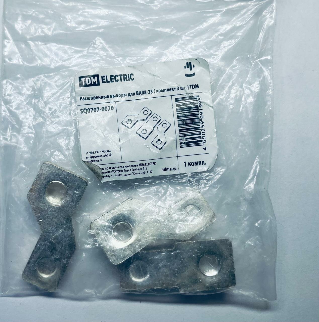 Расширенные выводы TDM ELECTRIC SQ0707-0070 3 полюса 400 V