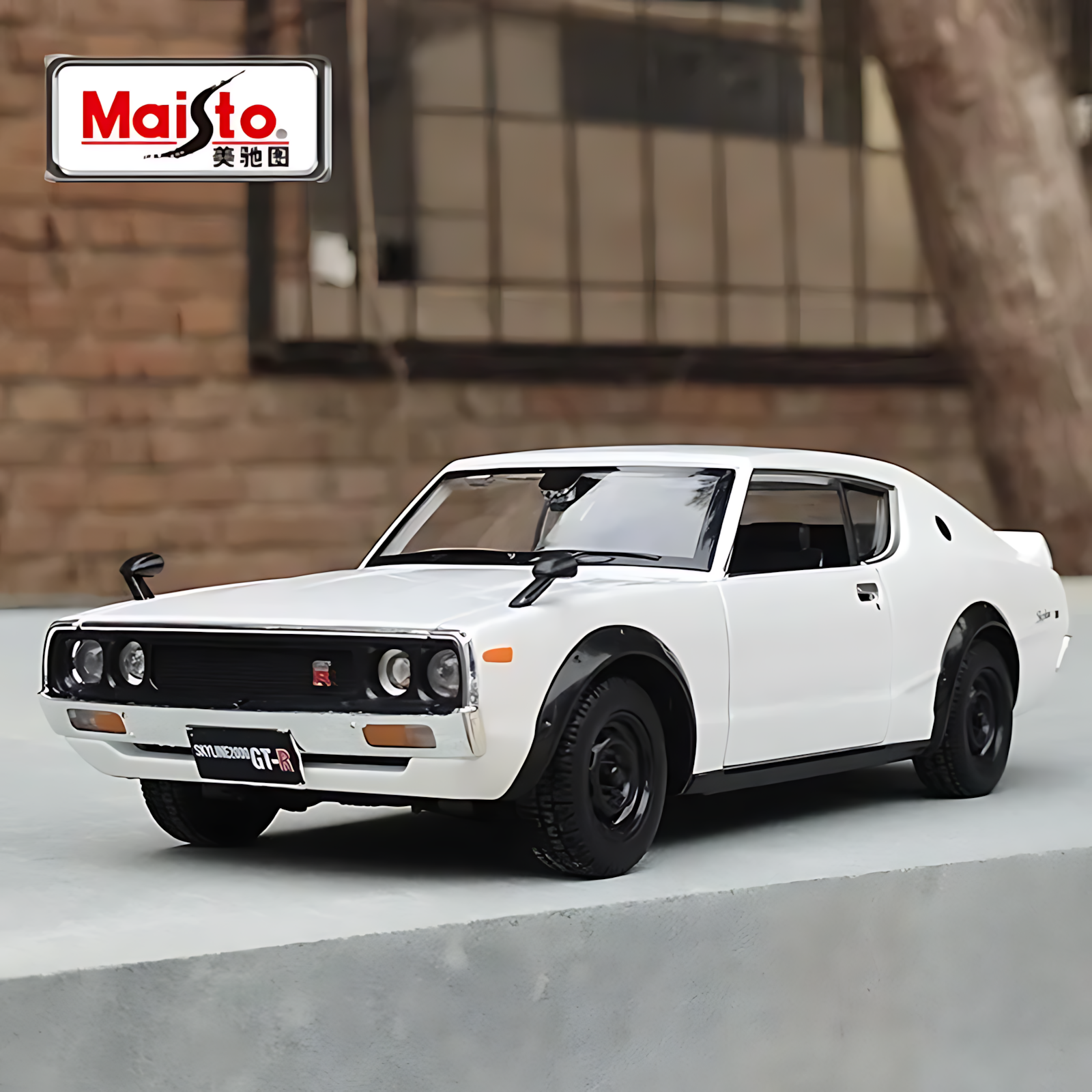 Игрушечная модель Maisto Nissan Skyline GT-R, масштаб 1:24, литая, металл