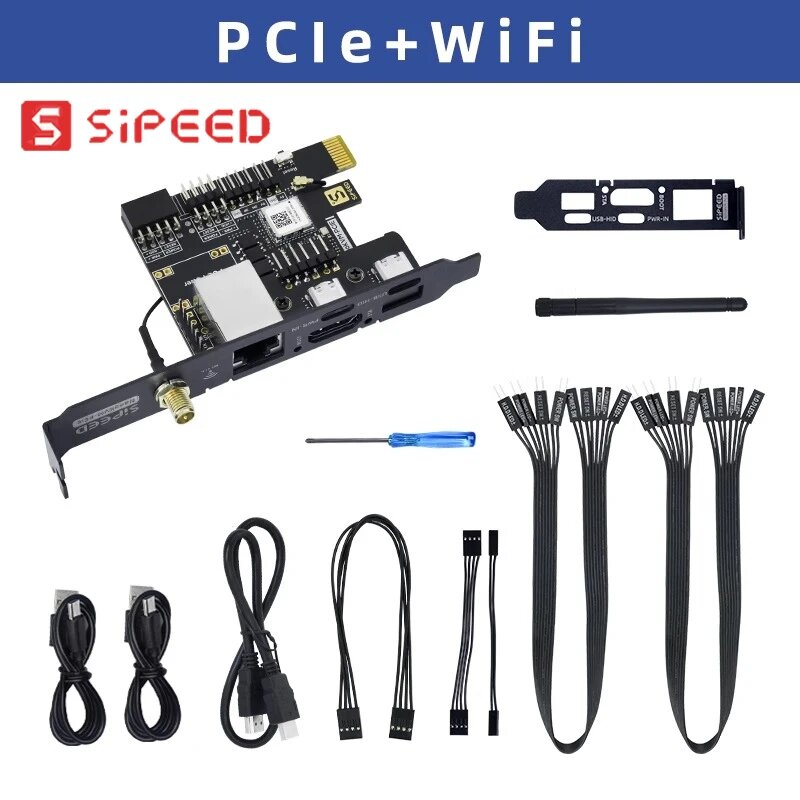 Серия NanoKVM Sipeed Options Nano KVM-Lite/FULL/USB PCIe Nano RISC-V Мини-пульт дистанционного управления питанием/OS для Raspberry Pi, KVM PCIE WIFI