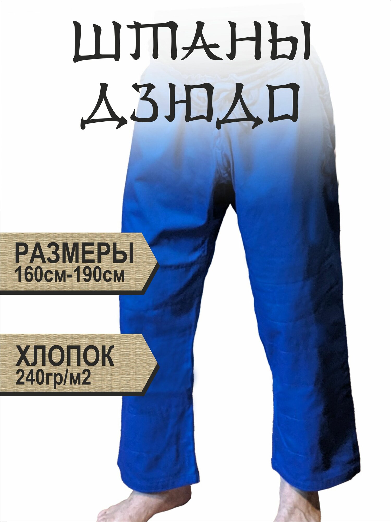 Брюки спортивные SPITFIRE, размер 170, синий, синий