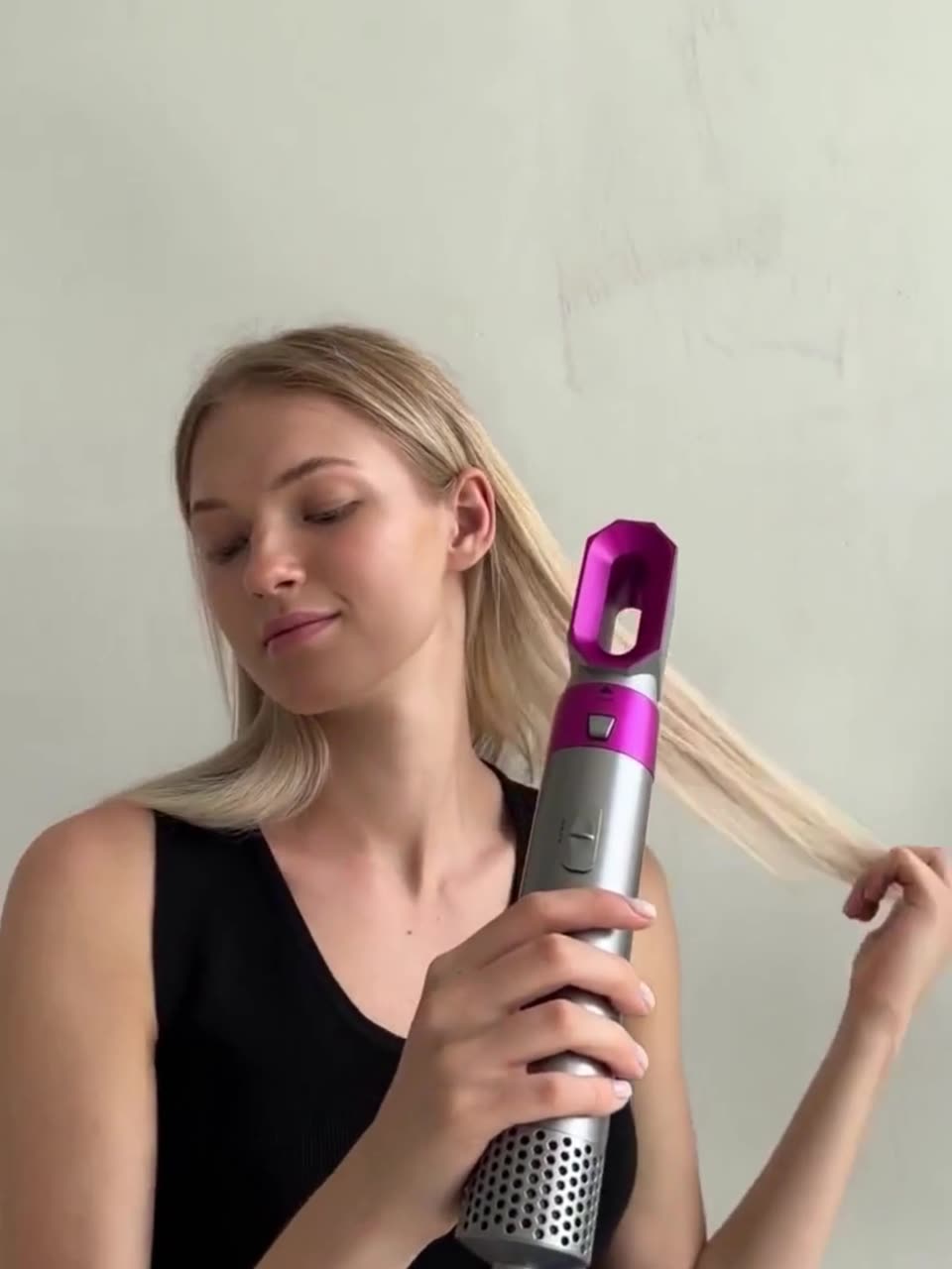 Фен Dyson 5 в 1 для всех типов волос, мультистайлер, плойка, выпрямитель, насадки для завивки и объема, оранжевый — фото 1