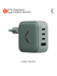 Быстрое зарядное устройство COMMO 100W Key Charger 3xUSB-C + 1xUSB-A