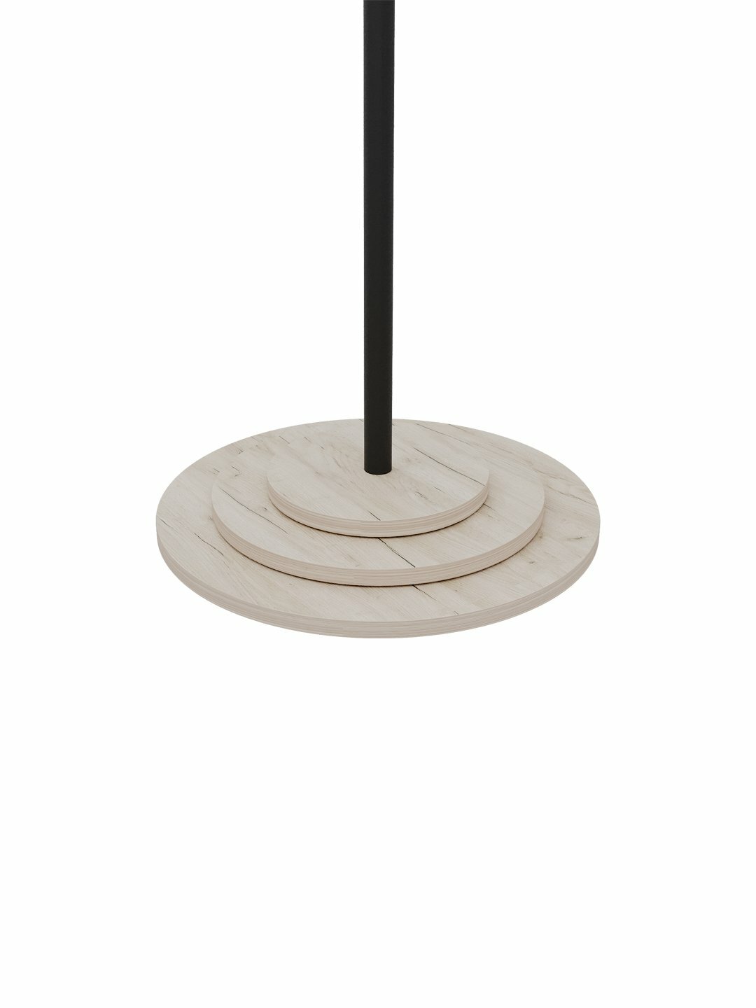 Вешалка напольная AIKO "Pinokio", 40x40x180см, ЛДСП, металл, серая — фото 1